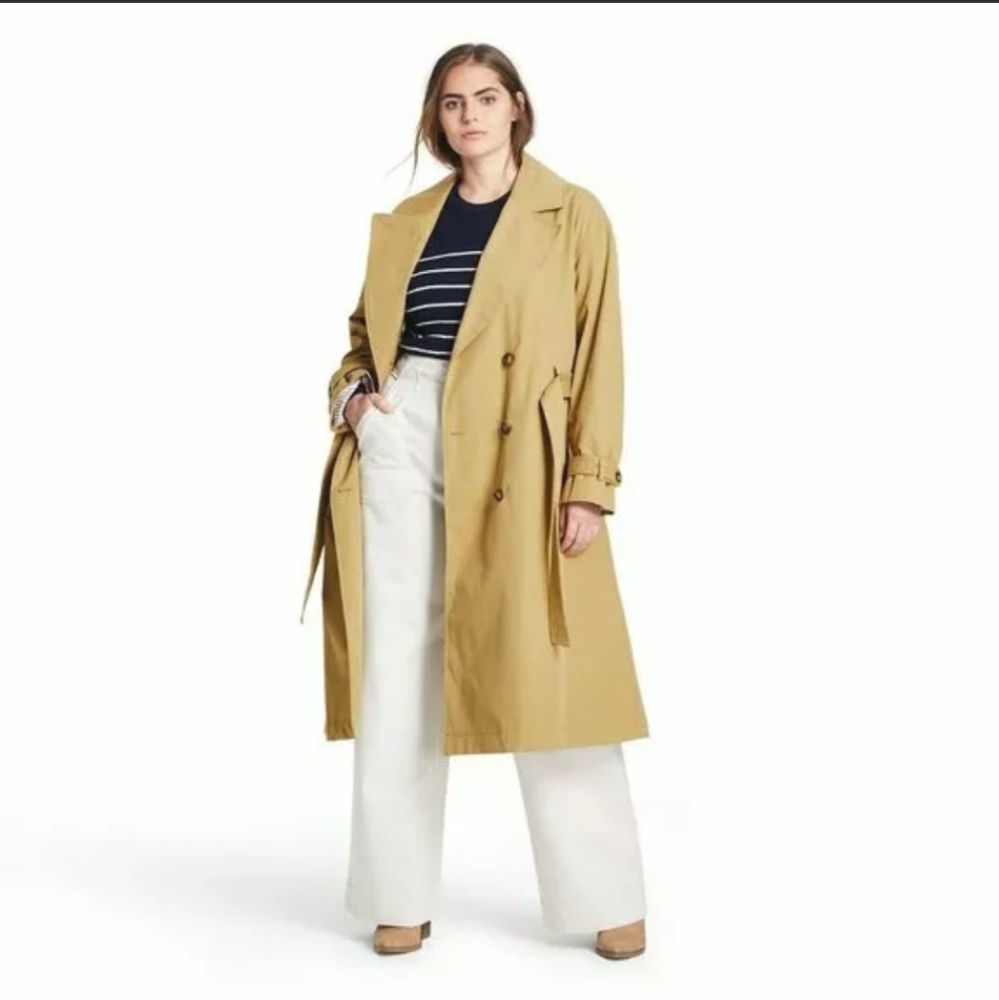 Nili Lotan x Target Khaki Trenchcoat Size XL